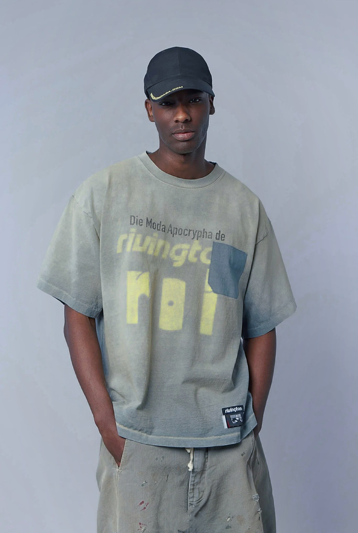 Unbranded 138 RIVINGTON Roi Rebis Die Moda CVA Tee Fire Mountain Grey T S M L - Image 14