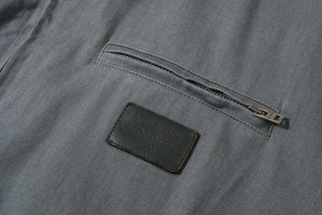 Acne Studios 398 AC Collar Cotton Black Grey S-XL 9002# - Image 21