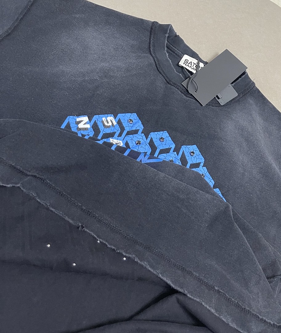 Unbranded 128 SATOSHI NAKAMOTO Gridlock T : Washed Black S M L - Image 8