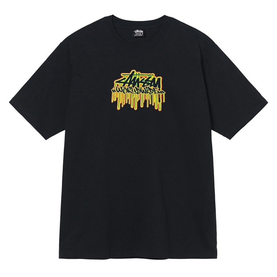 Stussy 108 Stu Print Short Sleeve T : Black White S M L XL XXL