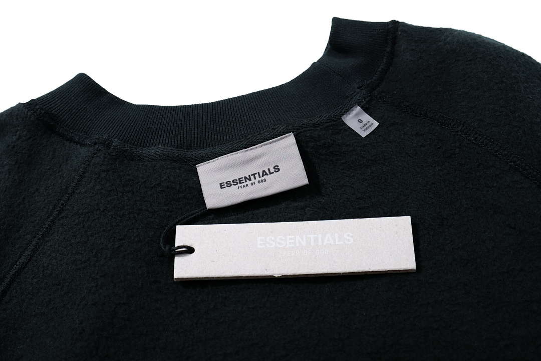 Essentials 98 FEAR OF GOD ESSENTIALS FOG Sleeve LOGO Collar White Blue Light Black Apricot High Grey Camel S-XL 6675# - Image 50