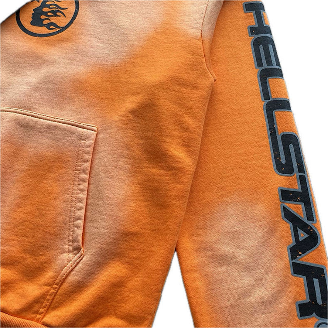 Hellstar 258 Hellstar Fire Orange Hoodie Pants Water S-M-L-XL - Image 10