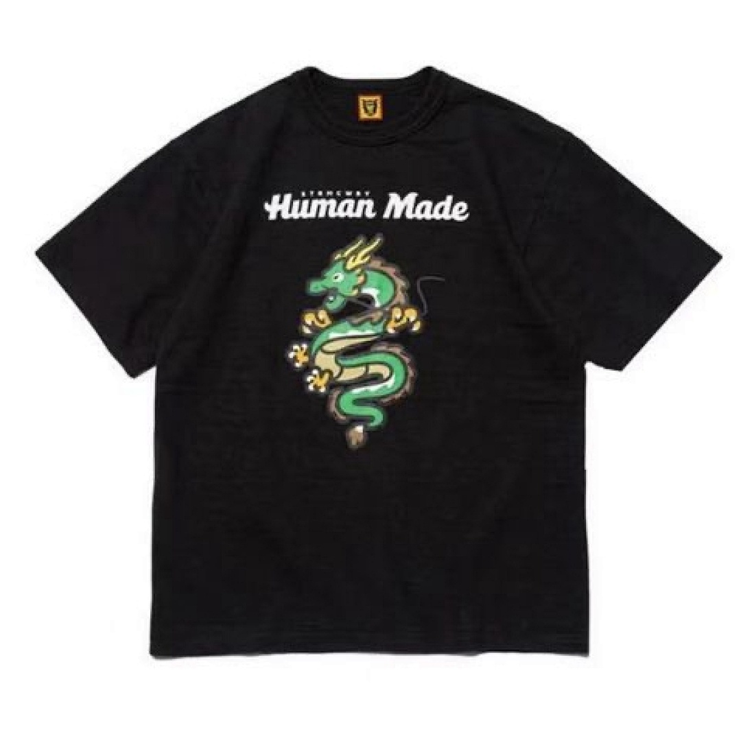 Human Made 108 HUMAN MADE Mid City Sea Dark Dragon Print Limited Exclusive Cotton Short Sleeve T - Image 3