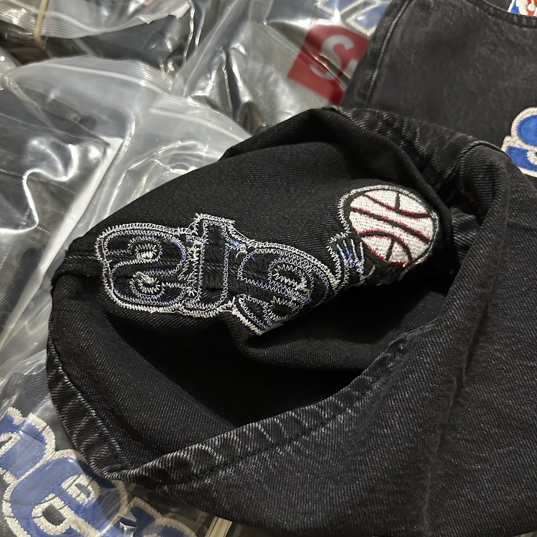 Supreme 358 Mitchell & Ness SS26 Bullets Baggy Denim Short - Image 21