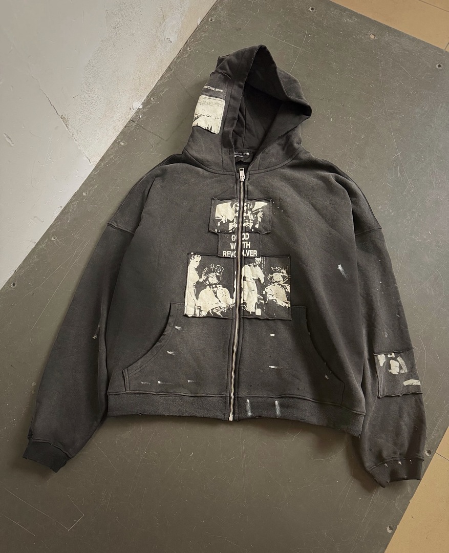 Enfants Riches Deprimes 298 Enfants Riches Deprimes / Sea Patch /12 Canvas Patchwork : S M L XL (Washed Black) - Image 5