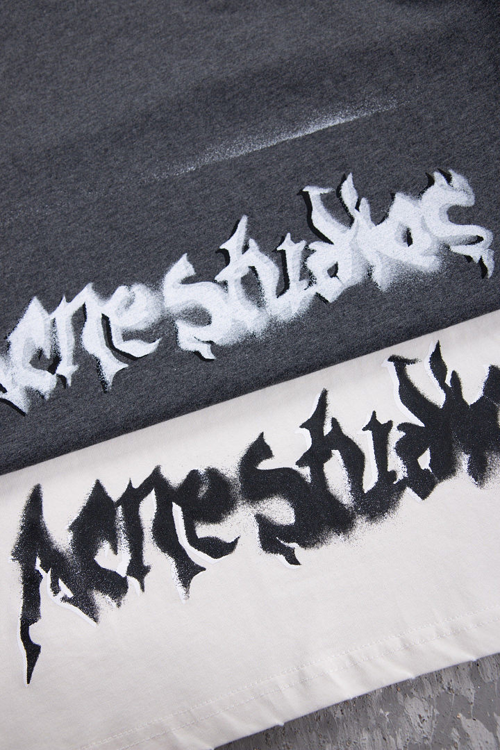 Acne Studios 158 AC Summer Gum Long Sleeve : White Black S-XL 3386 Small - Image 15