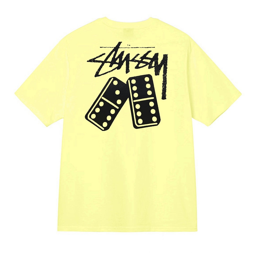 Stussy 108 Stu Short Sleeve Print T : Black White Green Yellow S Ｍ L XL - Image 7