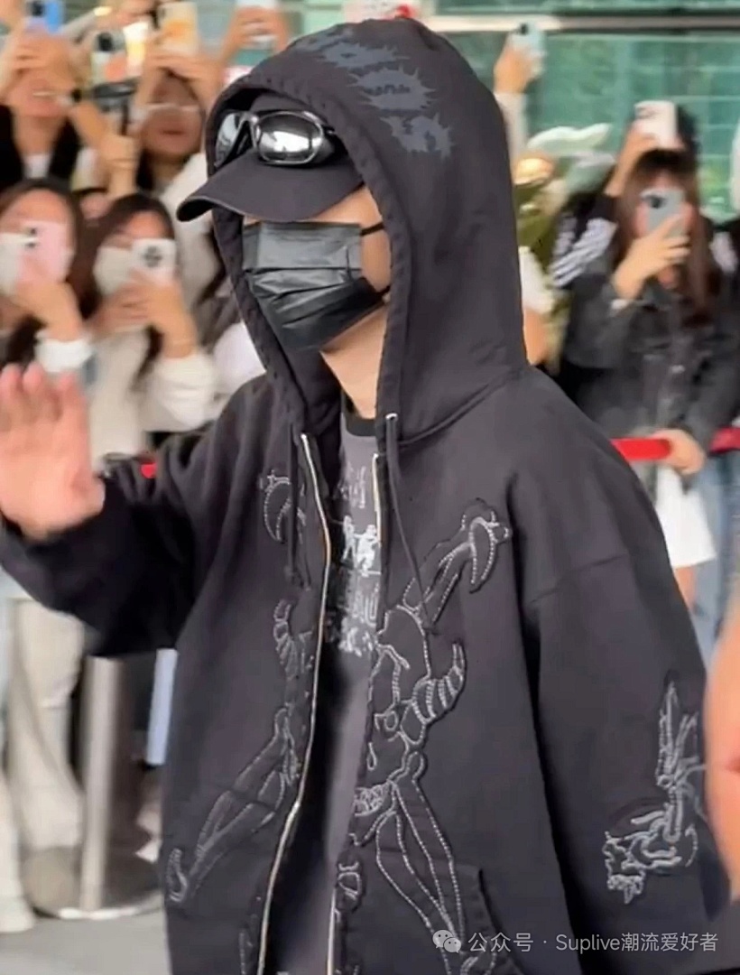 Supreme 498 YS Y'S BY YOHJI YAMAMOTO/ Mountain Collab ZIP UP HOODED / Black Light Apricot S - Image 50
