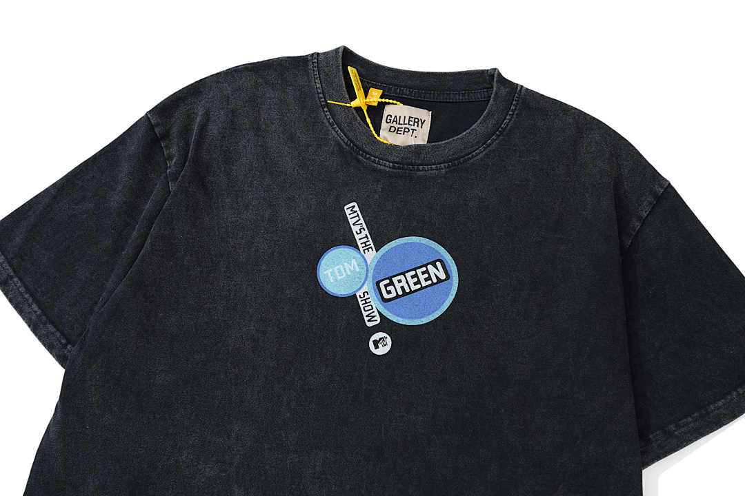 Gallery Dept 108 GALLERY DEPT. Print Short Sleeve T Black S-XL 3740# - Image 6