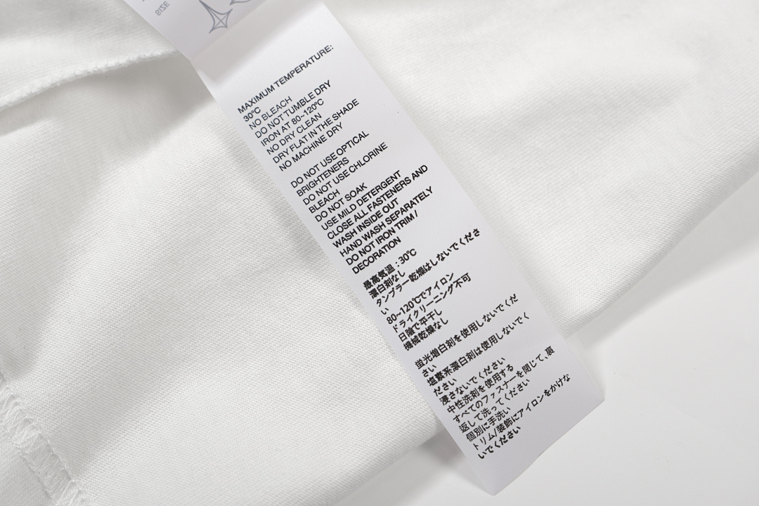 Christian Louboutin 108 THUG CLUB TCM T-SHIRTS LOGO Print Short Sleeve T Black White S-L 8009# - Image 29