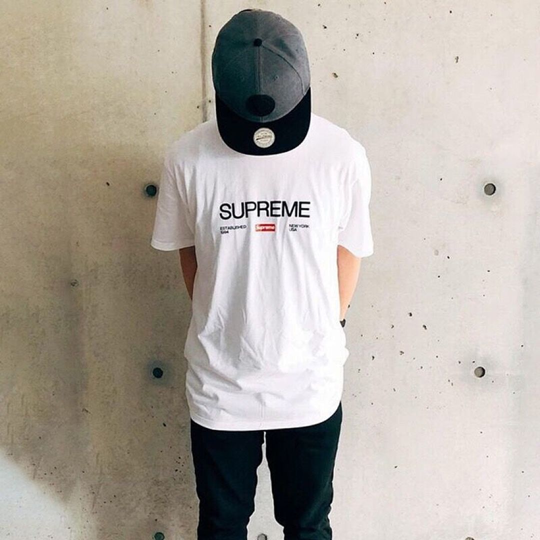 Supreme 118 21FW EST 1994 Box Logo Short Sleeve T Black, White S M L - Image 5
