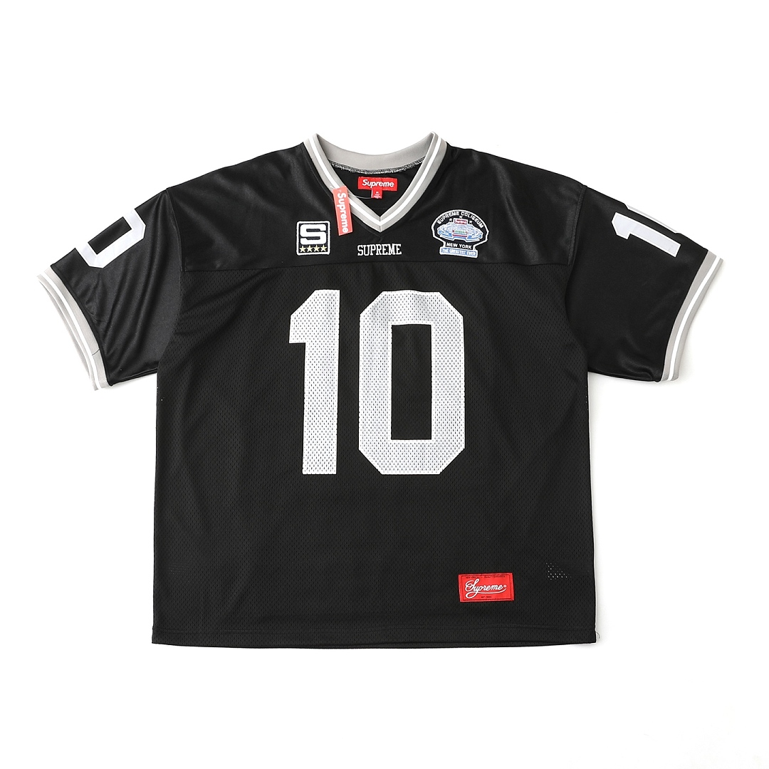 Supreme 268 SS26 WEEK1 Find God Football Jersey Embroidered Floral Mens Womens : White, Red, Black S-XL - Image 20