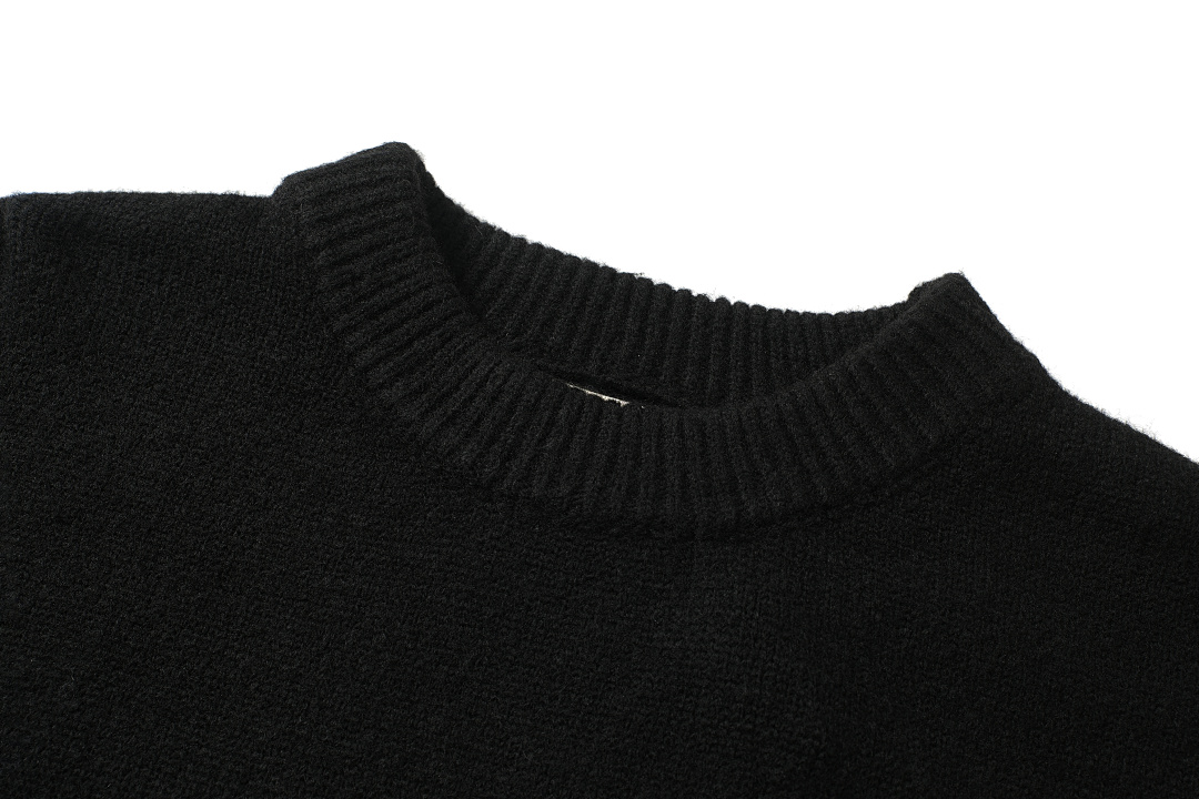 Christian Louboutin 198 THECOUTURECLUB Floral Logo Collar Fleece Light Grey Black S-XL T8901# - Image 6