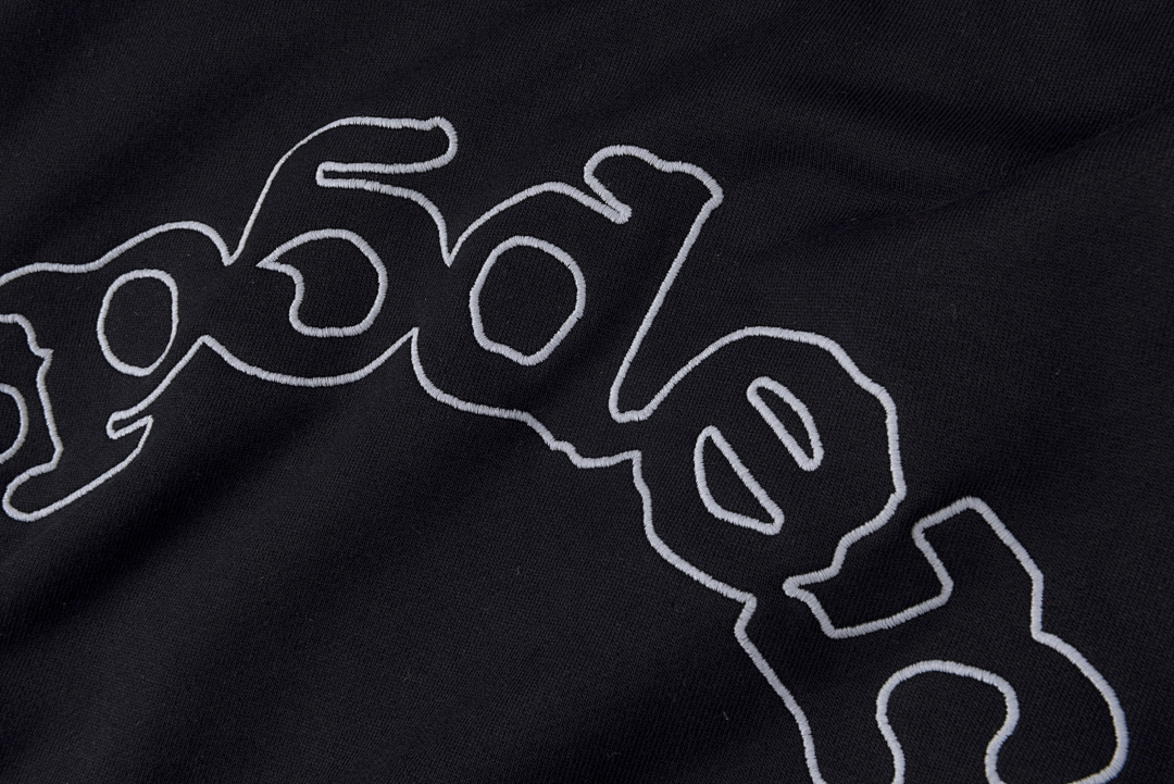 Sp5der 258 Sp5Der Embroidered Logo Print High Black S-XL - Image 5