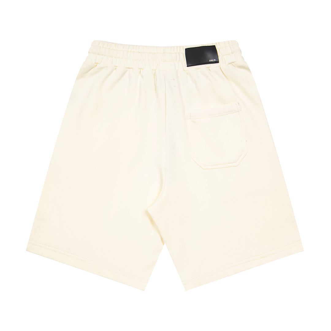 AMIRI 148 Logo Print Short Black Grey Cream Apricot S M L XL 9942# - Image 18