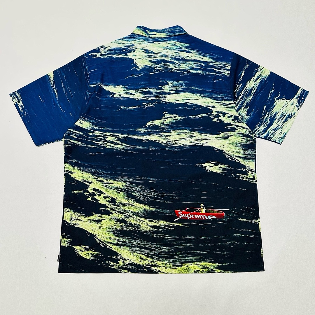 Supreme 218 SS25 BOAT S/S SHIRT Sea Small Short Sleeve Blue S-XL - Image 3