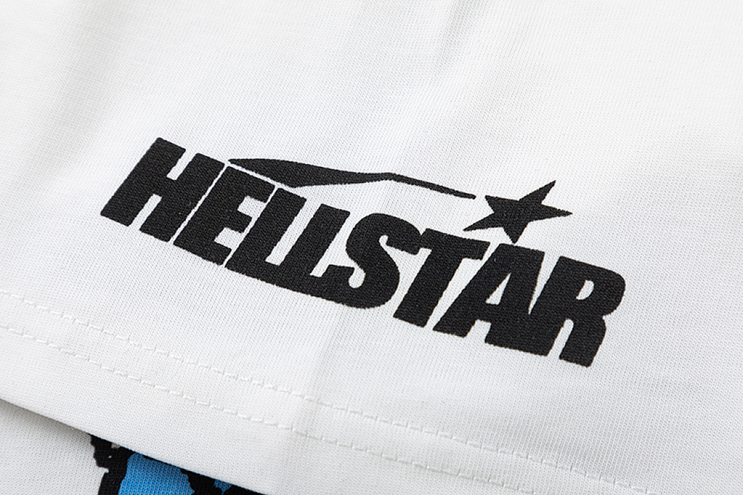 Off-White 128 Hellstar Sport Logo T-Shirt Wind Print Mens Womens Short Sleeve T Off White S-M-L-XL - Image 11