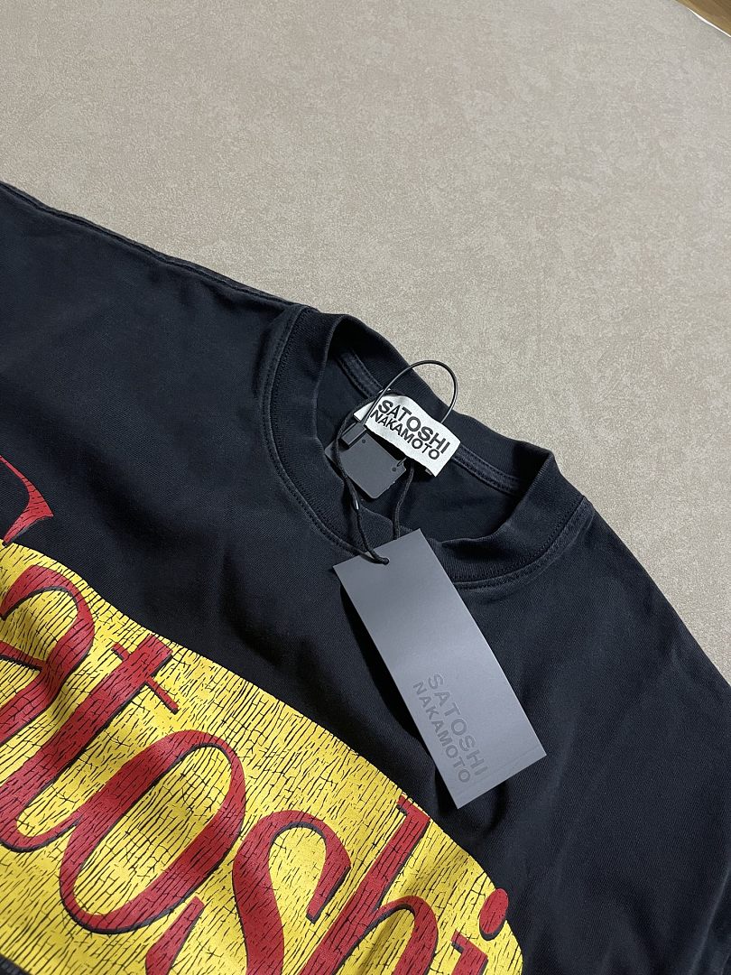 Unbranded 128 Satoshi NAKAMOTO Gum T : Washed Black S M L - Image 8