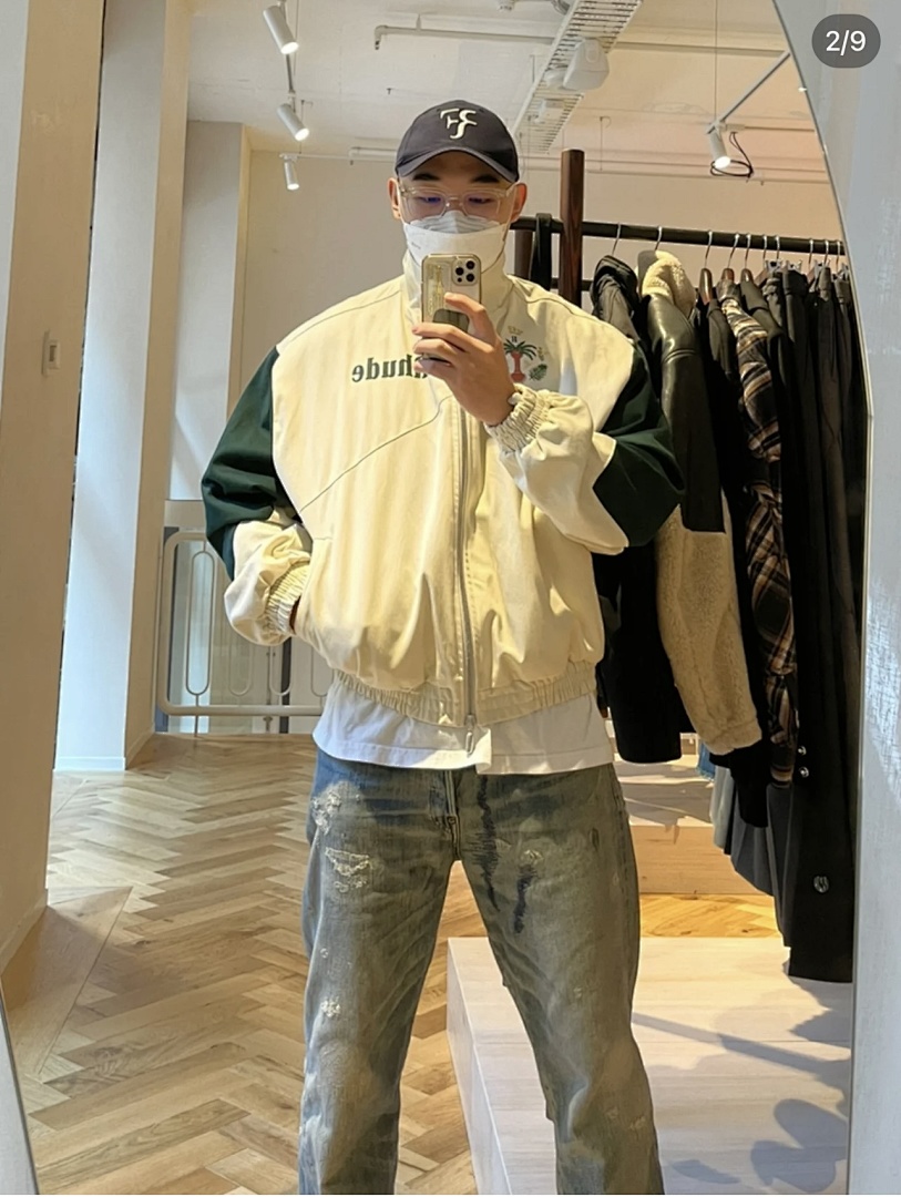 Unbranded 338 RHUDE Patchwork Logo Gum White Green S-XL H8035# - Image 24