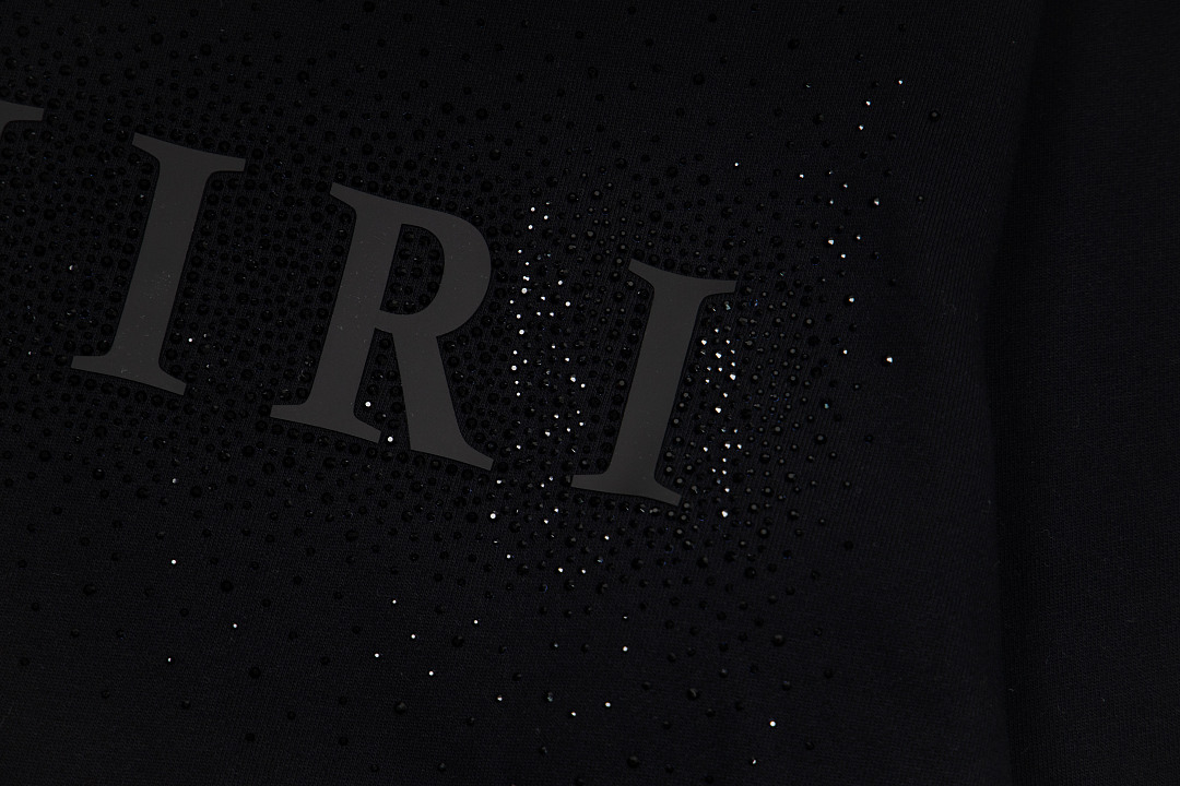 AMIRI 218 Wide Version Model Long Sleeve Black White S M L XL 606# - Image 21