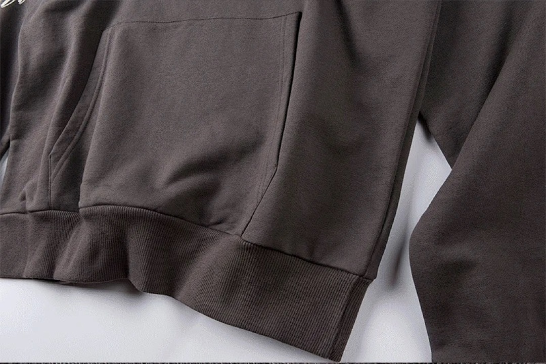 Hellstar 258 Hellstar Studios Tour Hoodie Fire Flame Mens Womens Wide Water Grey S-M-L-XL - Image 9
