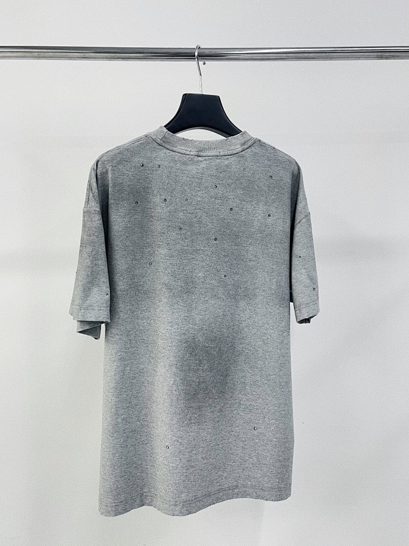 Acne Studios 138 AC Diamond LOGO Print Short Sleeve T White Grey Pink S-XL 8056# - Image 59