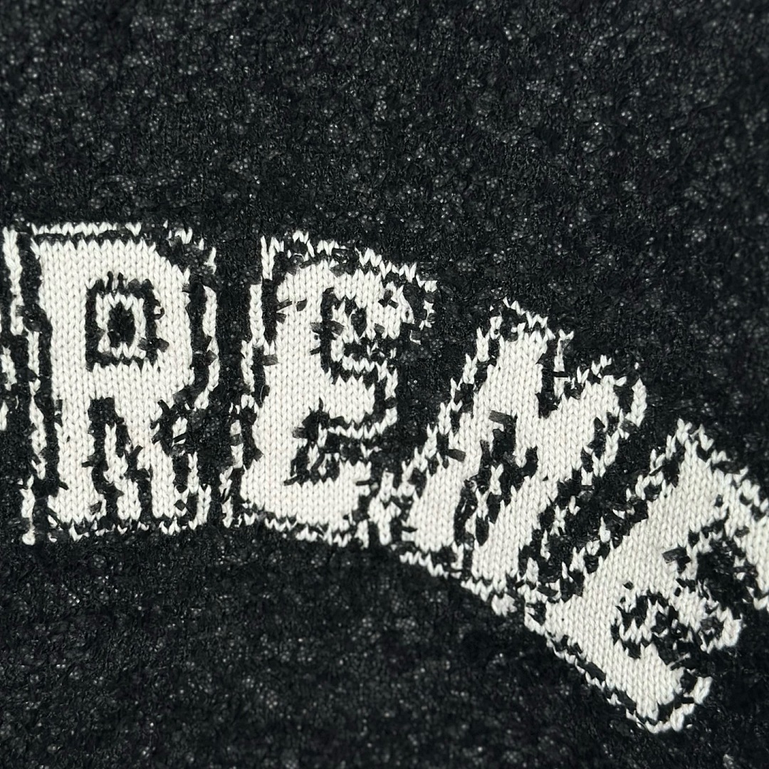 Supreme 368 SS25 TEXTURED ARC SWEATER Fleece Velvet Black Apricot Pink S-XL - Image 14