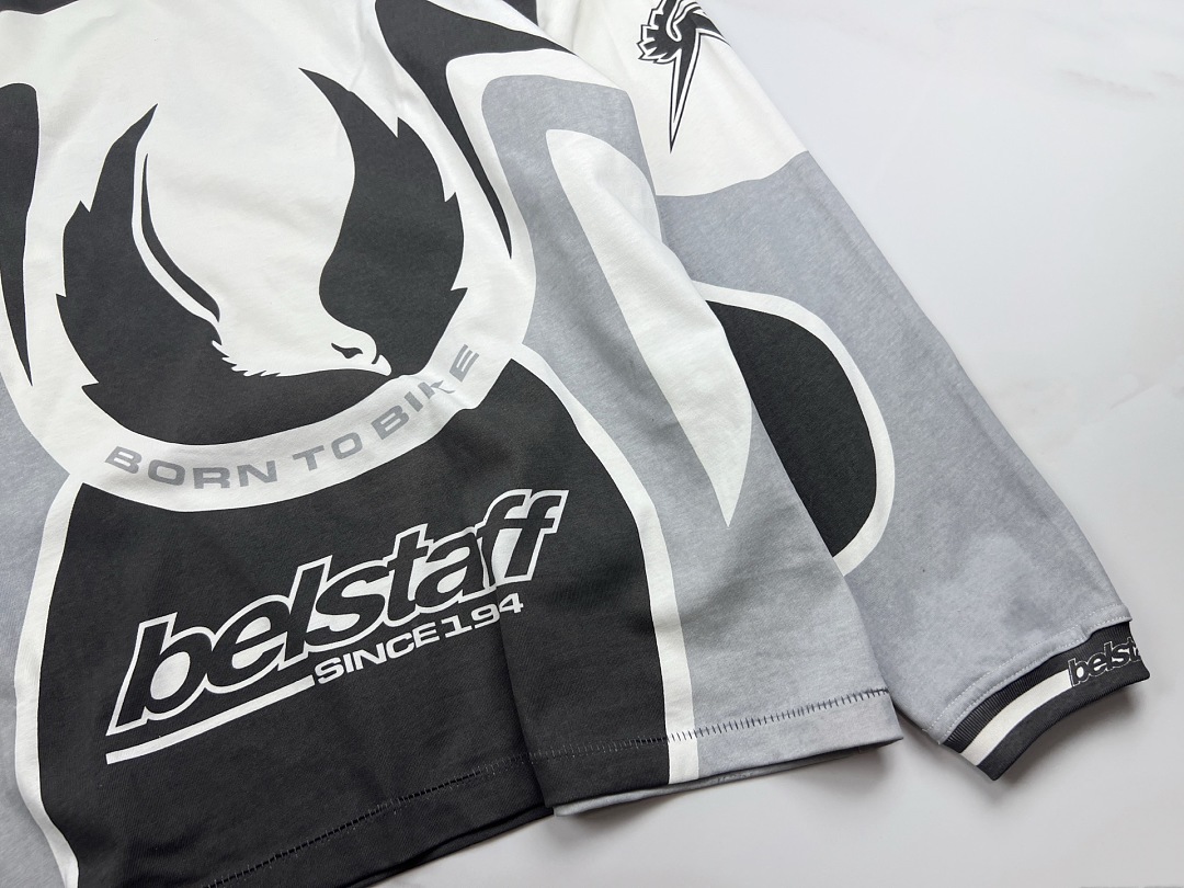 Represent 168 Represent × Belstaff Collab Long Sleeve : S M L XL Cream Apricot - Image 7