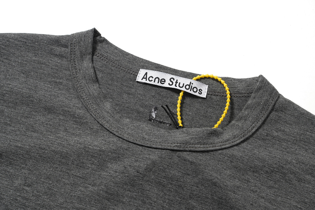 Acne Studios 128 AC Small Label Sole Long Sleeve T Grey S-XL 8207# - Image 4