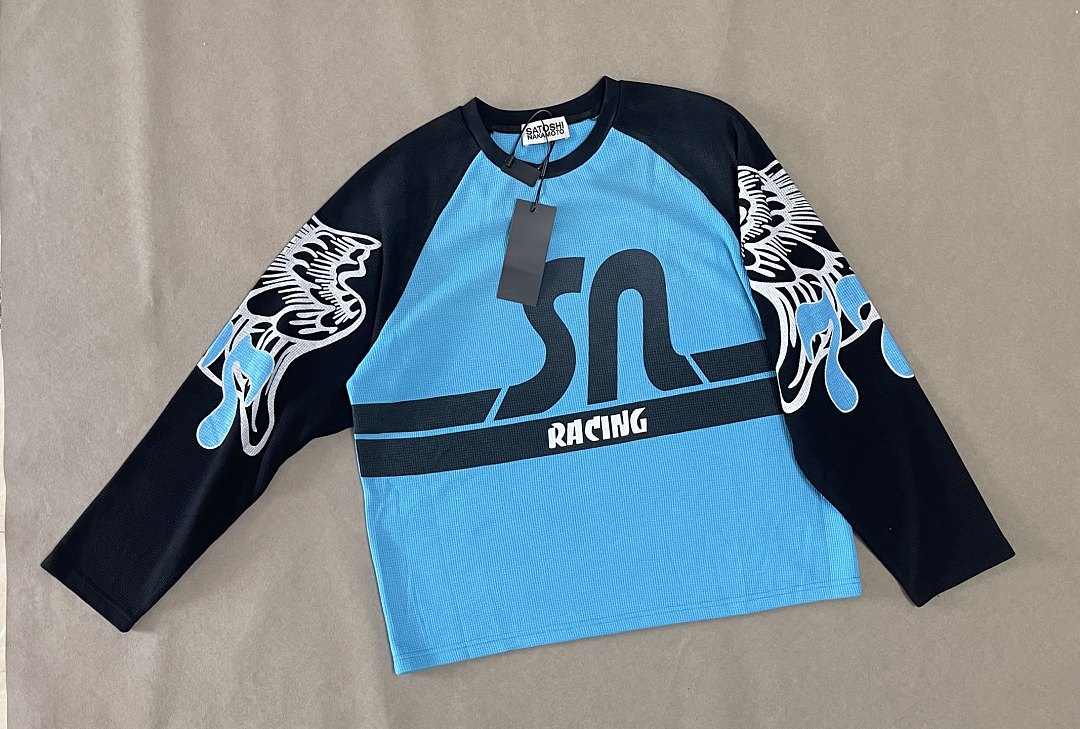 Unbranded 148 SATOSHI NAKAMOTO SN Racing Wind Long Sleeve T : Blue Red S M L - Image 12