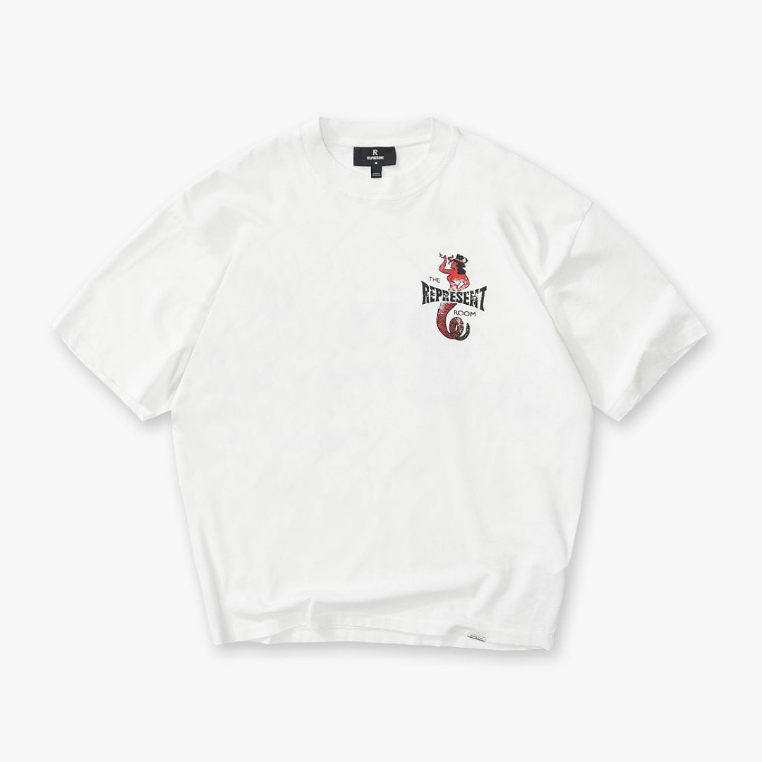 Represent New High Mens Womens Top Wide Short Sleeve : S M L XL Water (Black)
