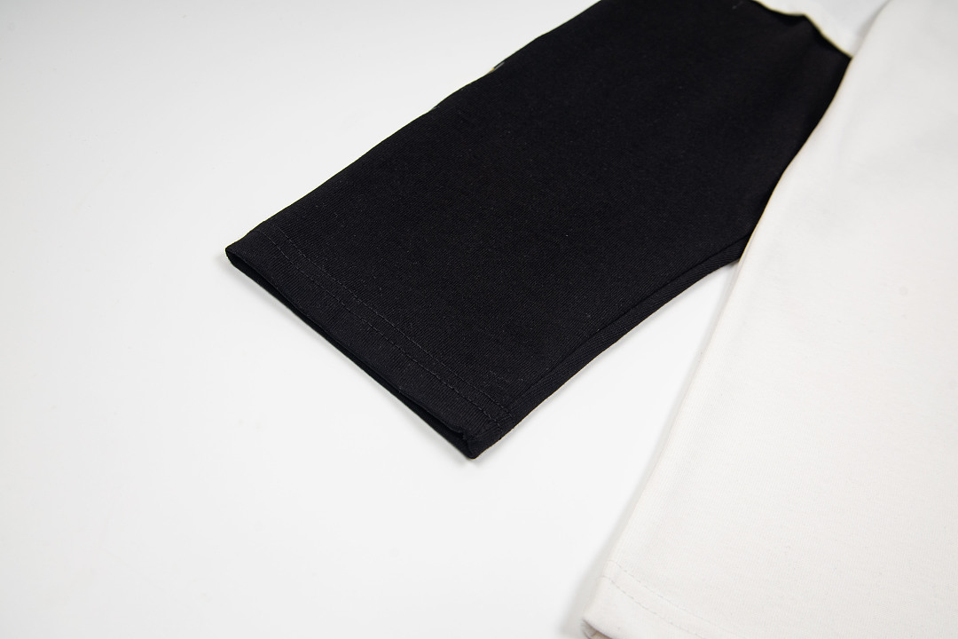 AMIRI 148 Wide Version Model Long Sleeve T Black White S M L XL 604# - Image 22