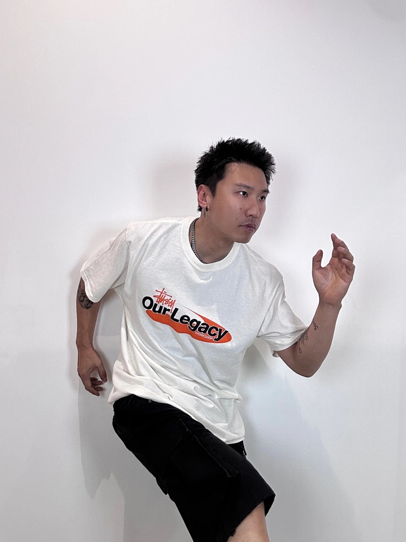 Stussy 128 STU SS25 OUR LEGACY TEE Collab T Print Short Sleeve Black Off White S-XL - Image 29