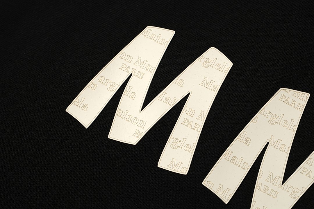 On Running 118 MM6 Maison Margiela LOGO Print Short Sleeve T Black White 46 48 50 52 3972# - Image 8