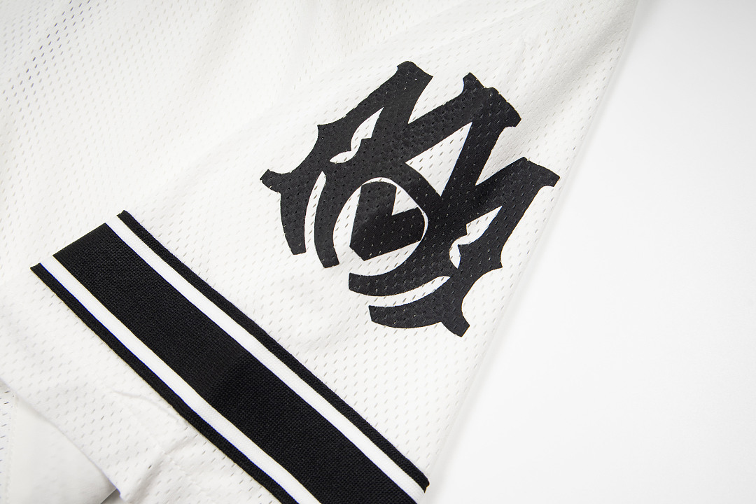 AMIRI 148 Logo Print Short Black White S M L XL 9934# - Image 25
