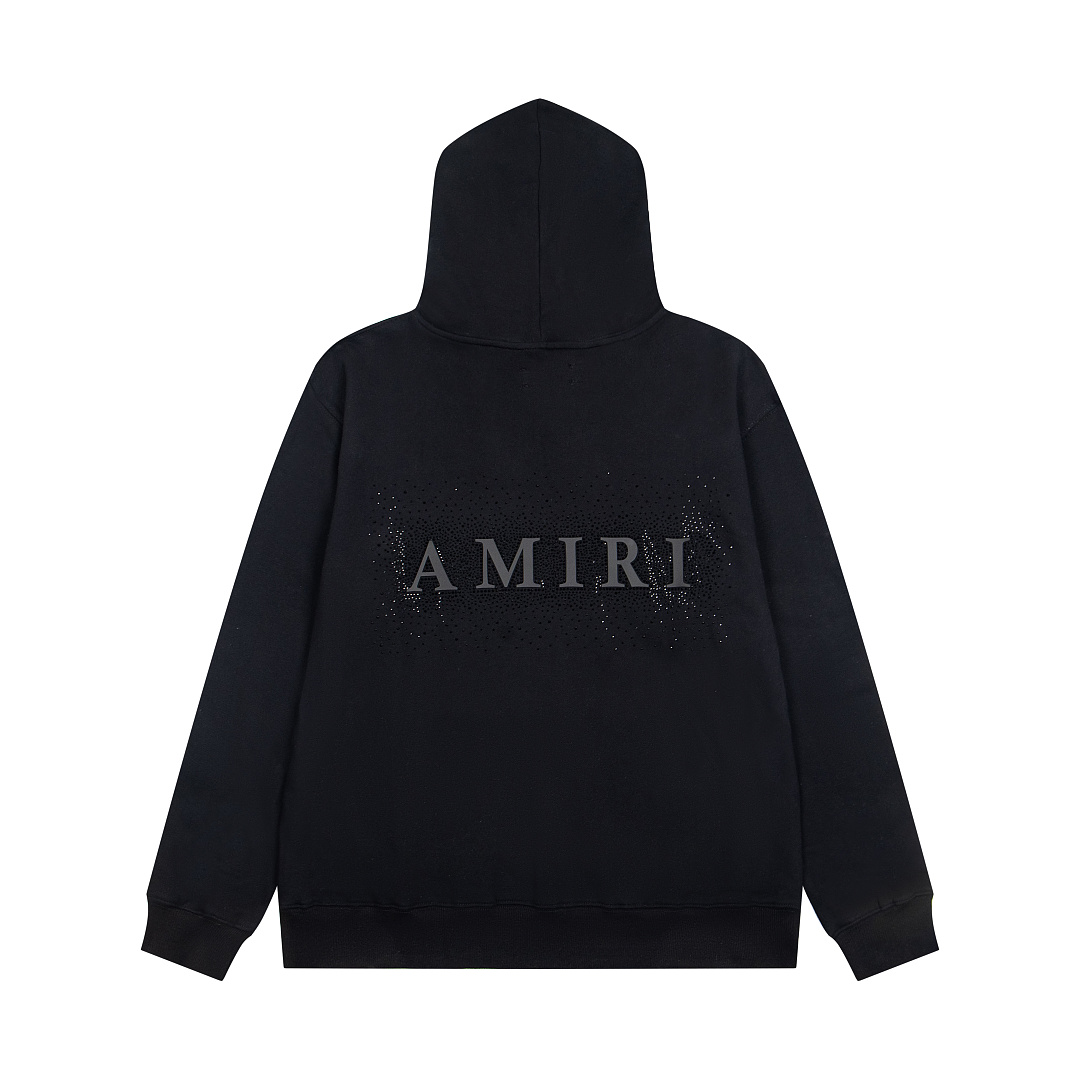 AMIRI 218 Wide Version Model Long Sleeve Black White S M L XL 606# - Image 17