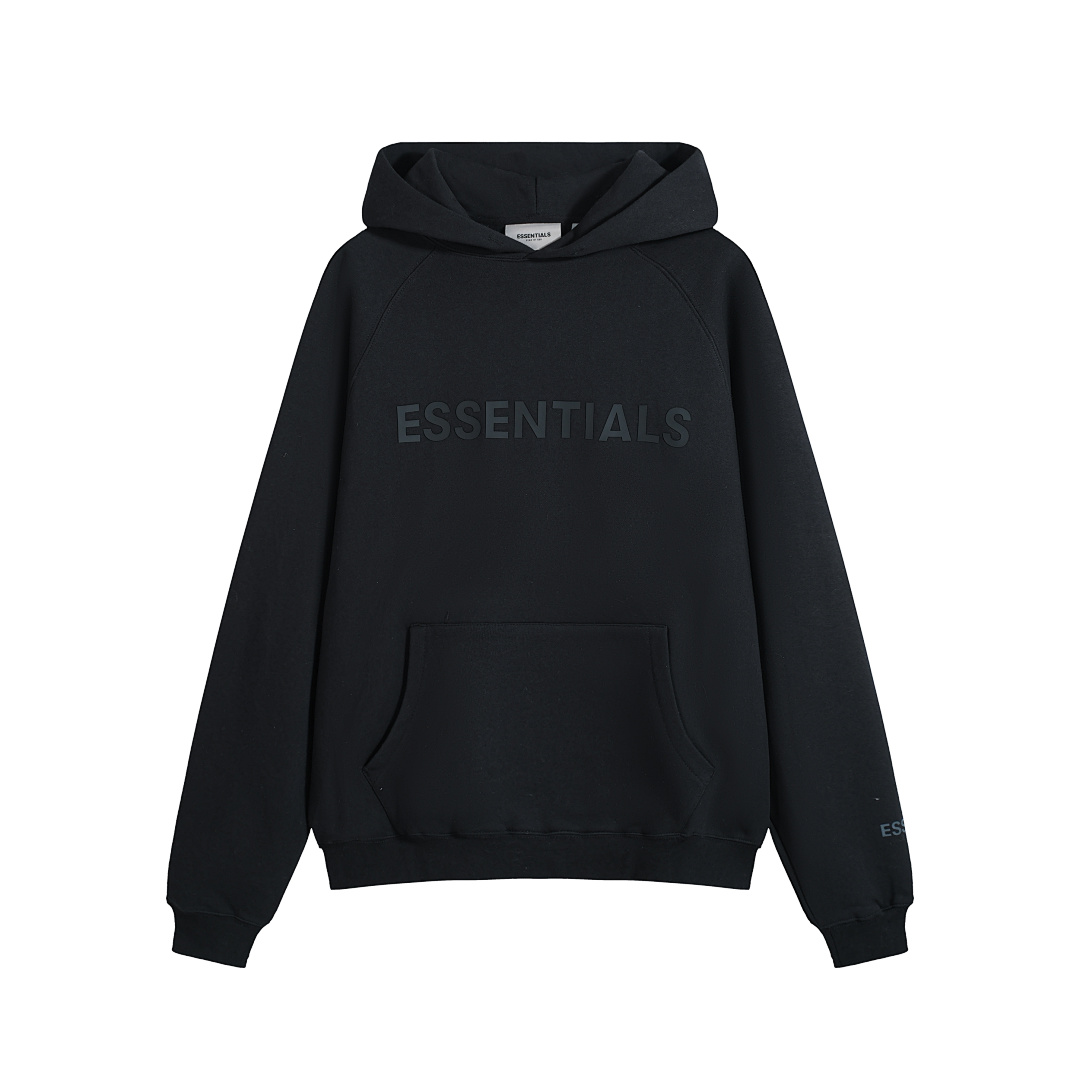 Essentials 218 ESS Sleeve LOGO Black /Black Grey /Charcoal S-XL 6692# - Image 3