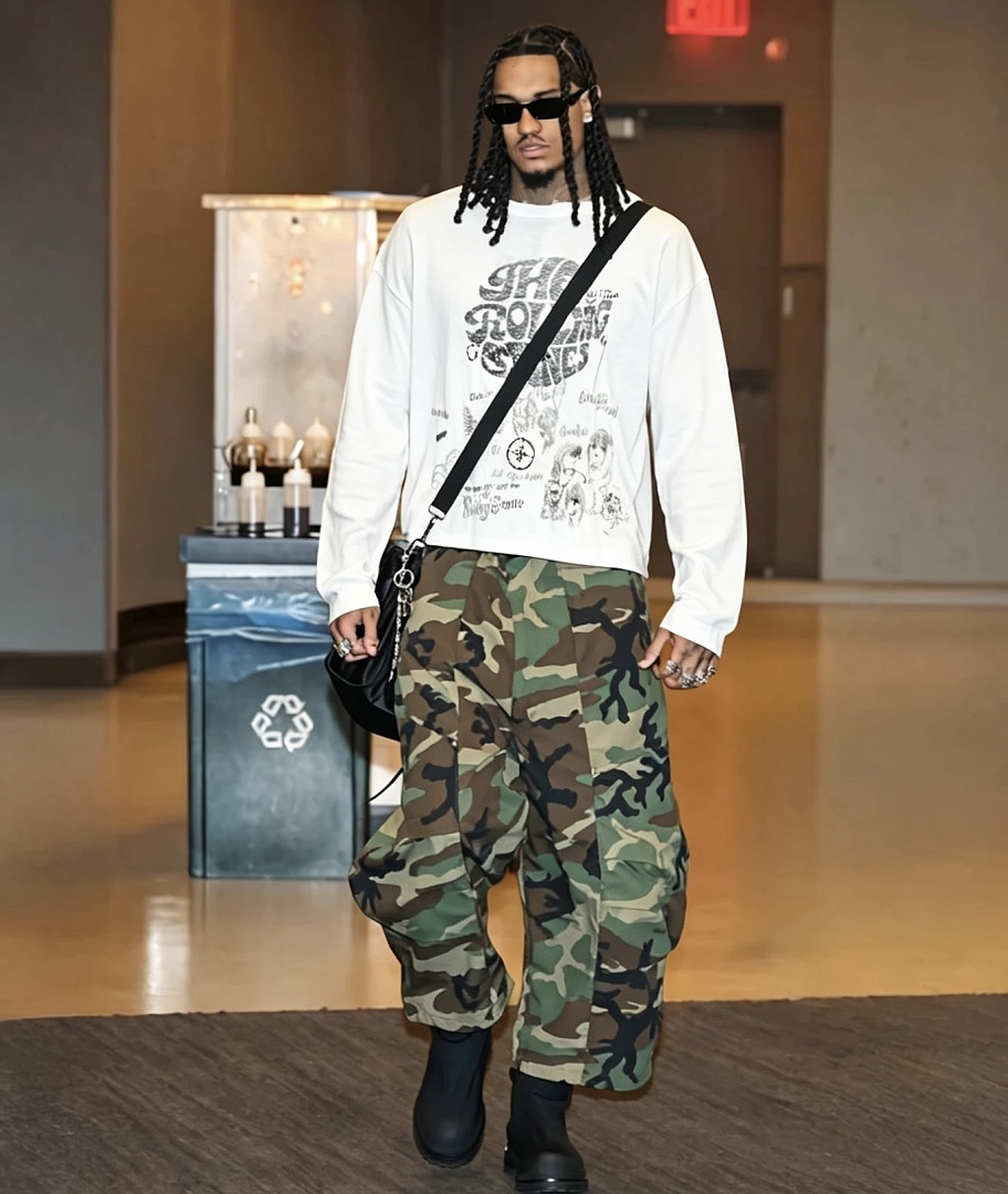 Off-White 128 Paly Hollywood × The Rolling Stones Collab Long Sleeve T : Off White S M L - Image 10