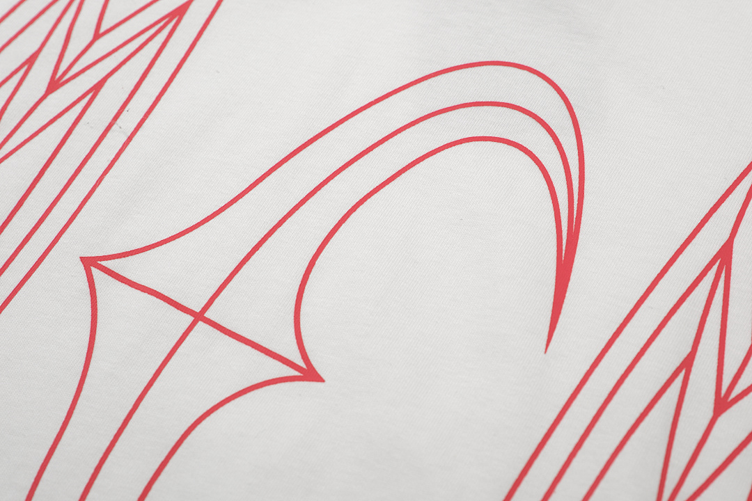 Christian Louboutin 108 THUG CLUB TCM T-SHIRTS LOGO Print Short Sleeve T Black White S-L 8009# - Image 23
