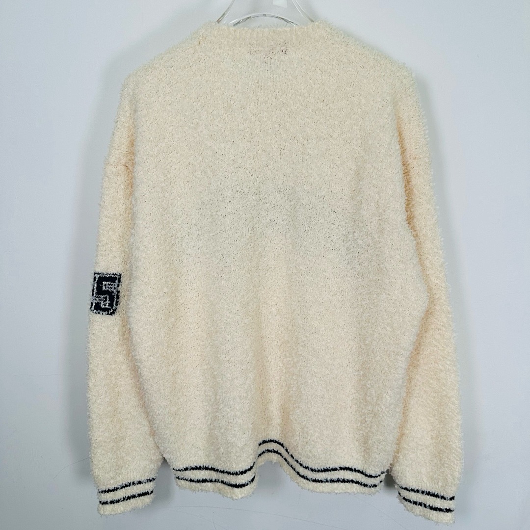 Supreme 368 SS25 TEXTURED ARC SWEATER Fleece Velvet Black Apricot Pink S-XL - Image 27