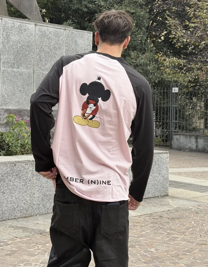 Supreme 218 Cream Long Sleeve NUMBER INE MICKEY RAGLAN L/S (N) - Image 46