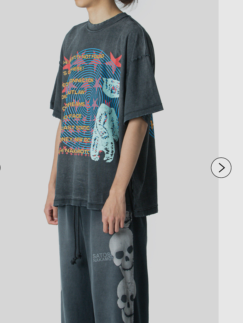 Unbranded 128 SATOSHI NAKAMOTO OVERDRIVE TEE WASHED Short Sleeve : Black S M L - Image 15