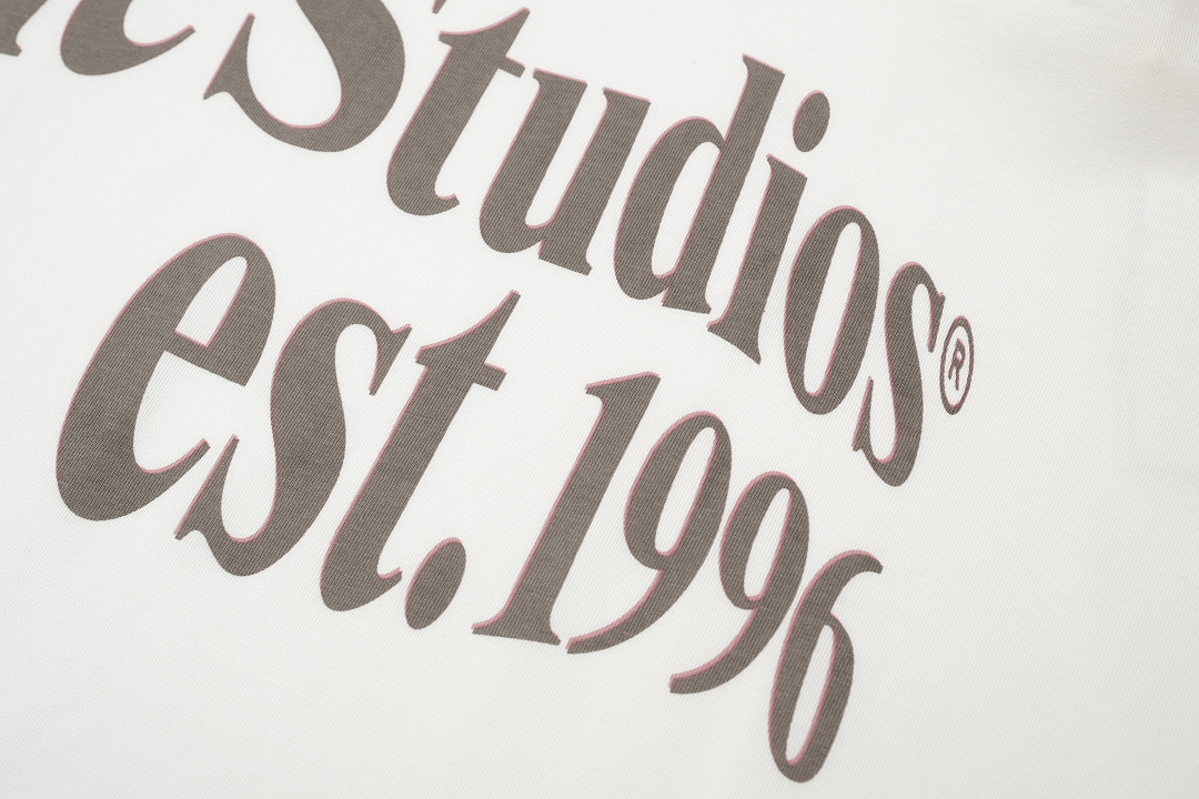 Acne Studios 128 AC Wind Print Short Sleeve T White S-XL 8216# - Image 5