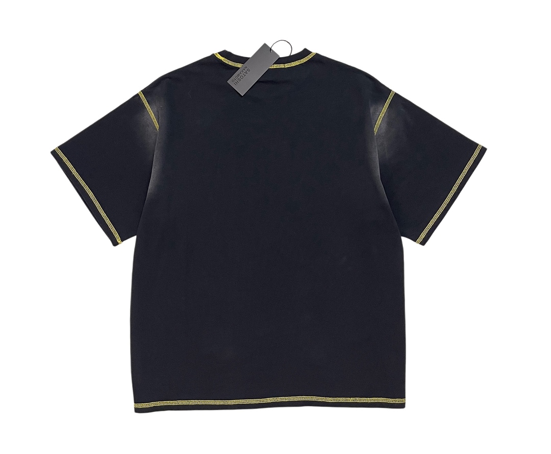 Unbranded 138 Satoshi Nakamoto Vintage Tee T Washed Black S M L - Image 4