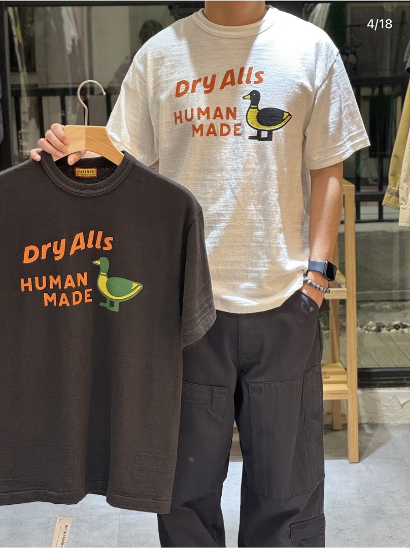 Human Made 138 HUMAN MADE GRAPHIC T-SHIRT 26SS Cotton Short Sleeve T : Black White S M L - Image 26