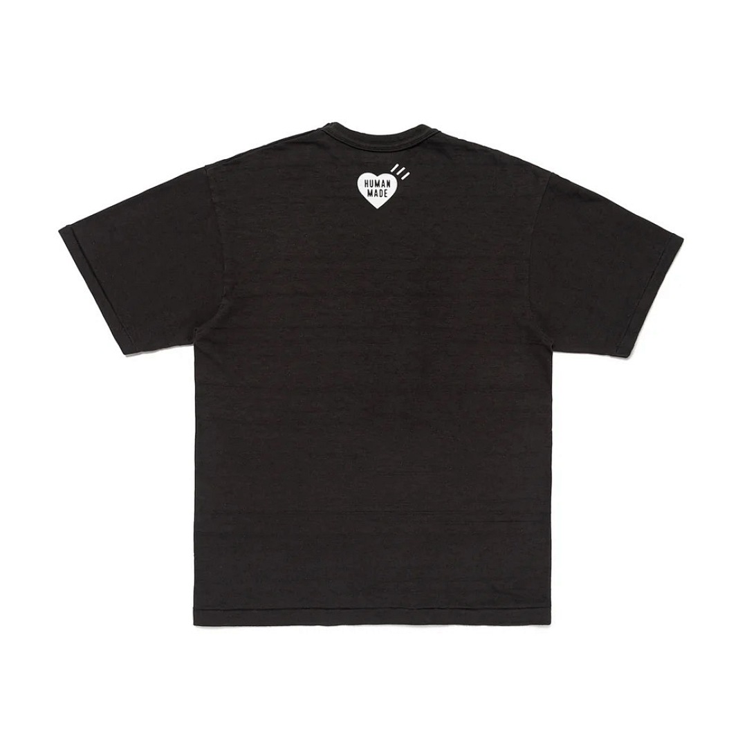 Human Made 118 HUMAN MADE SS25 Tiger Top Pbsg Print Collar Wide Short Sleeve T : Black White S M L - Image 3