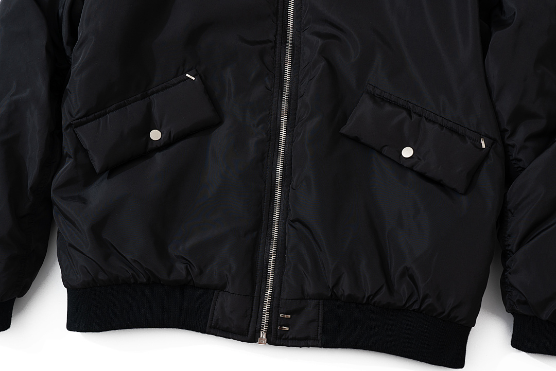 Unbranded 358 ASKYURSELF REPAIRED BOMBER JACKET Cotton Black S-XL 4038# - Image 8