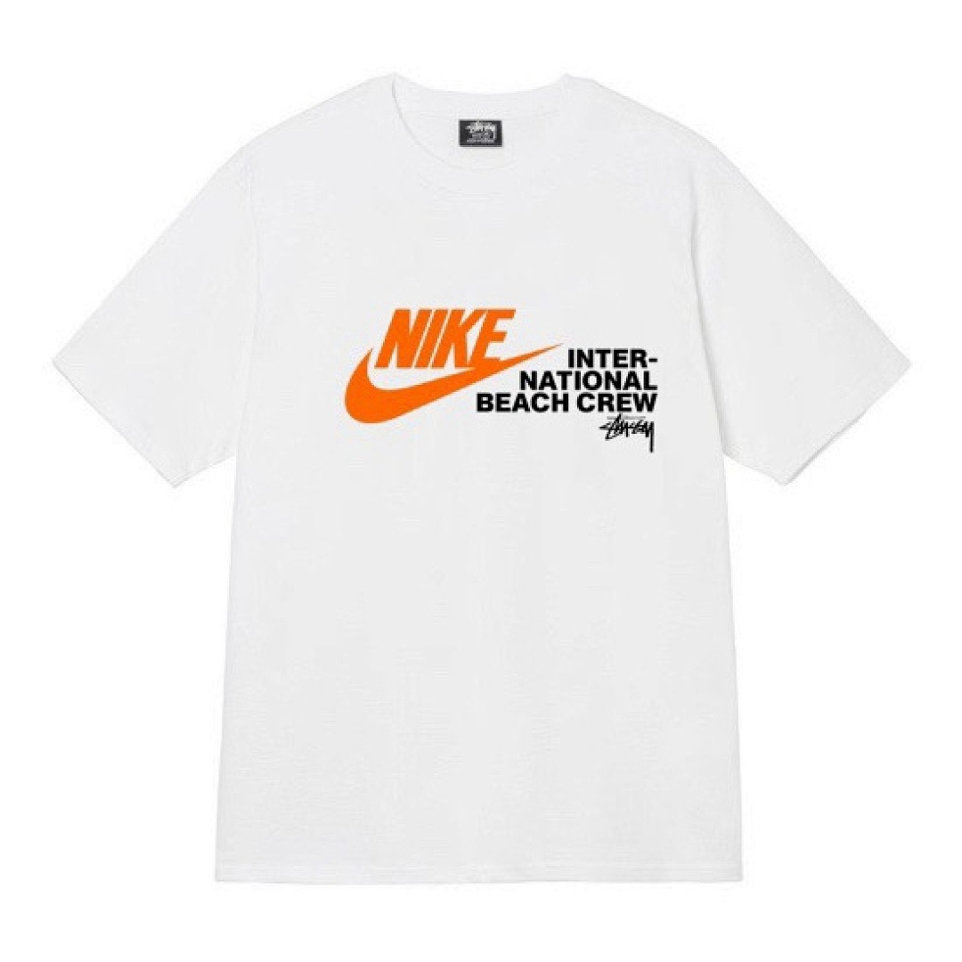 Stussy 108 STU✖️Nk Collab Logo Short Sleeve T Mens Womens : Black White S -XXL - Image 4
