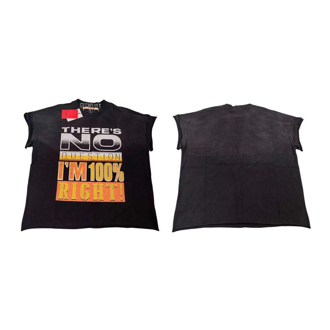 Unbranded 128 SECND SLF Washed Sleeve T : Water Black S M L - Image 4