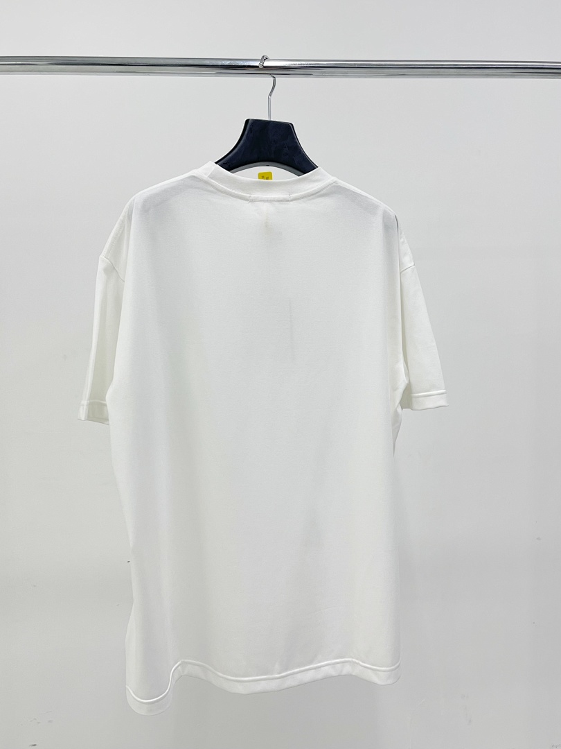 Acne Studios 118 AC Silver Print Short Sleeve T Black White S-XL 8066# - Image 41